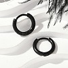 202 Stainless Steel Huggie Hoop Earrings EJEW-F111A-11mm-EB-1