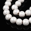 Painted Natural Wood Beads Strands WOOD-S053-58K-3