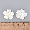 Natural Freshwater Shell Carved Pendants SHEL-N038-35-4