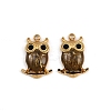 304 Stainless Steel Rhinestone Pendants STAS-P410-20G-1