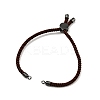 Half Finished Twisted Milan Rope Slider Bracelets FIND-G032-01B-10-2