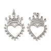 Eco-Friendly Brass Micro Pave Cubic Zirconia Pendants KK-M246-41P-1