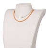 Round Glass Seed Beaded Necklaces NJEW-JN03207-7