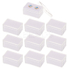 Acrylic Jewelry Storage Box LS-CON-WH0089-10B-1