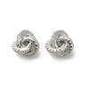 Brass Micro Pave Cubic Zirconia Charms KK-C107-02P-1
