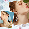 160Pcs 8 Style Transparent Spray Painted Glass Beads GLAA-AR0001-50-5
