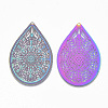 Ion Plating(IP) 304 Stainless Steel Filigree Pendants LS-X-STAS-S108-54-2