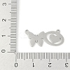 Non-Tarnish 304 Stainless Steel Pendants STAS-L279-002P-O-3