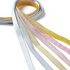 18 Yards 6 Colors Polyester Ribbon SRIB-C001-B06-3
