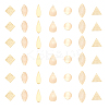 42Pcs 7 Style Brass Pendants KK-DC0002-16-1