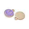 24Pcs 6 Colors Alloy Enamel Charms ENAM-FP0001-65-3