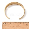 Religion 201 Stainless Steel Cuff Bangles for Women LS-BJEW-F507-01G-3