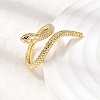 Brass Cuff Open Rings for Women RJEW-K264-12G-2