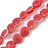 Handmade Lampwork Beads Strands LK-R004-51F-1