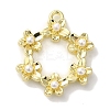 Flower Rack Plating Alloy Pendants FIND-I039-023A-G-1