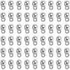 400Pcs CCB Plastic Tube Bails CCB-SC0001-28P-7