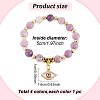 4Pcs 4 Style Natural & Synthetic Mixed Gemstone Beaded Stretch Bracelets Set BJEW-AN0001-64-2