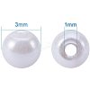 Eco-Friendly Dyed Glass Pearl Round Beads HY-PH0001-3mm-RB011-2