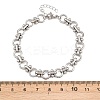 304 Stainless Steel Link Chain Bracelets for Women BJEW-H207-01D-P-5