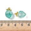 Transparent Glass Pendants GLAA-P072-03G-06-3