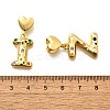 26Pcs Brass Micro Pave Cubic Zirconia Pendants KK-R218-12G-3
