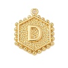Brass Pendants KK-B126-01G-D-1
