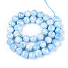 Anti-Tarnish Electroplate Glass Beads Strands X-GLAA-N010-10mm-06-4