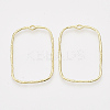 Alloy Open Back Bezel Pendants PALLOY-S121-81-1