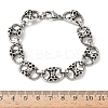 304 Stainless Steel Link Chain Bracelets for Men Women BJEW-D385-06AS-5