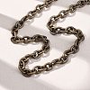9MM 304 Stainless Steel Cable Chain OT Necklaces for Women NJEW-G194-03AB-3