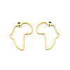 Ion Plating(IP) Africa Map 201 Stainless Steel Connector Charms LS-STAS-T063-168G-3
