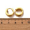 304 Stainless Steel Clear Cubic Zirconia Hoop Earrings EJEW-D331-08A-G-5