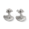 Non-Tarnish 304 Stainless Steel Stud Earrings for Women EJEW-D095-01P-1