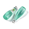 Transparent Resin Pendants RESI-D074-03B-2