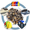 200 Sets 4 Colors Iron Grommet Eyelet Findings SCRA-GF0001-10A-03-4