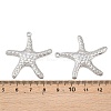 304 Stainless Steel Pendants STAS-P424-01P-3