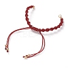 Adjustable Polyester Braided Cord Bracelet Making AJEW-JB00848-05-3