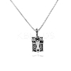 Alloy Prayer Box Urn Ashes Pendant Box Chain Necklace for Women Men PW-WG18929-01-1