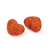 Heart Shaped Polymer Clay Rhinestone Beads CLAY-NH0002-02A-2