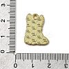 Golden Plated Alloy Enamel Pendants ENAM-L049-01G-04-3