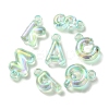 UV Plating Rainbow Iridescent Acrylic Beads OACR-K003-007C-1