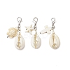 Natural Mixed Cowrie Shell Pendant Decorations HJEW-JM02922-02-1