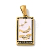 304 Stainless Steel Pendants STAS-C100-02A-G-1