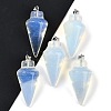 Opalite Gemstone Pointed Pendants G-K384-01P-06-1