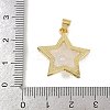 Epoxy Resin Pendants KK-P323-07C-G-3