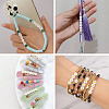 500Pcs Plating Acrylic Beads PACR-TADJ0001-01S-6