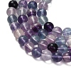 Natural Fluorite Beads Strands G-L634-B04-6mm-4