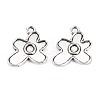 Tibetan Style Alloy Pendant Enamel Settings X-PALLOY-N160-65AS-1