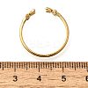 304 Stainless Steel Open Cuff Rings LS-RJEW-M072-10G-3
