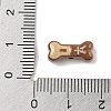 Spray Painted Alloy Beads ENAM-D067-03F-RS-3